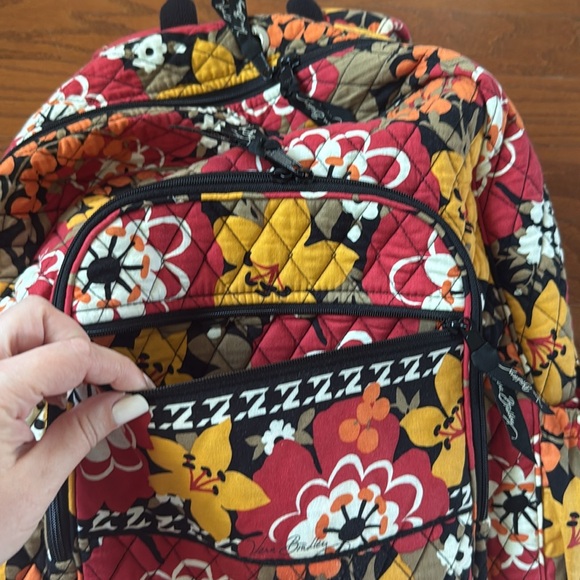 Vera Bradley Campus Backpack Bittersweet - Picture 9 of 11